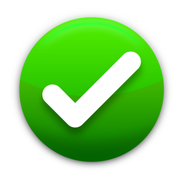 green tick icon