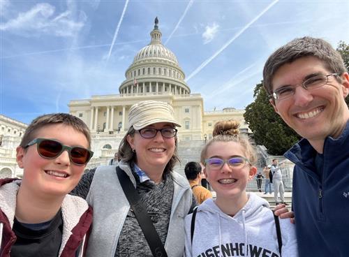 Mr. Dersom with Family
