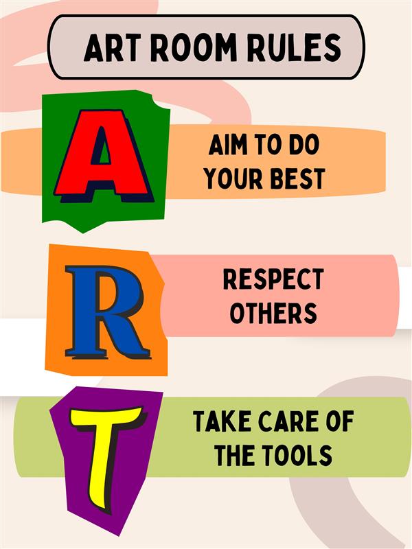 Art Room Class Rules