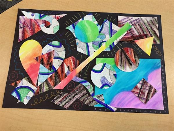 abstract expressionism collage